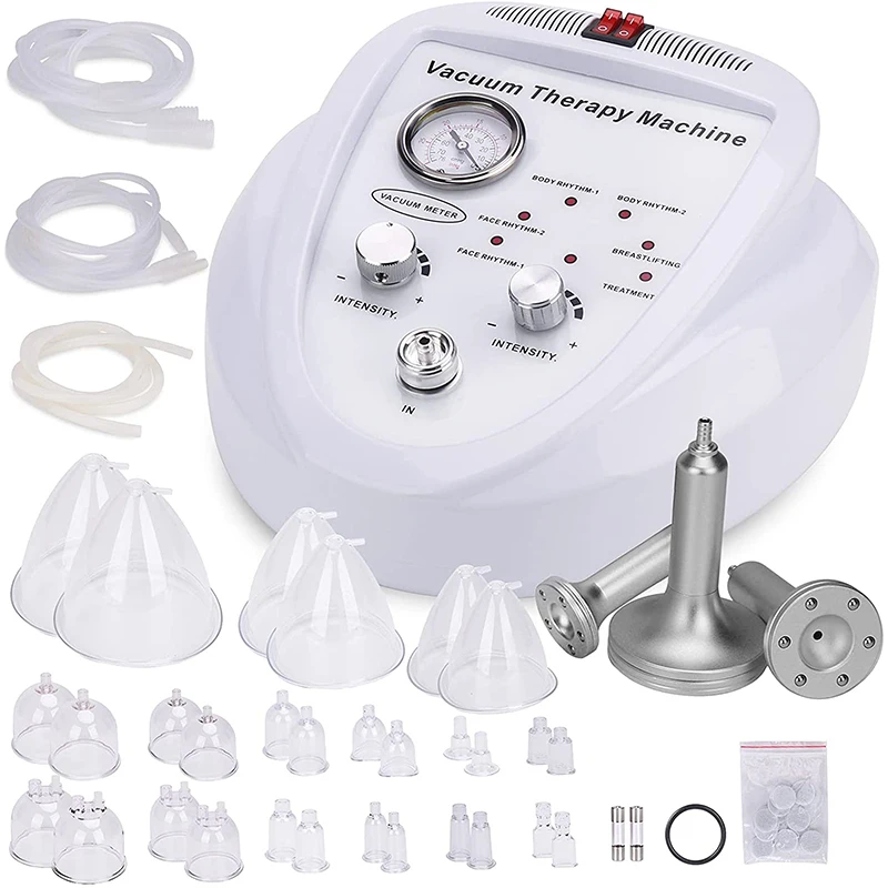 

Vacuum Massage Therapy Machine Enlargement Pump Lifting Breast Enhancer Massager Cup Slimming Lymphatic Drainage