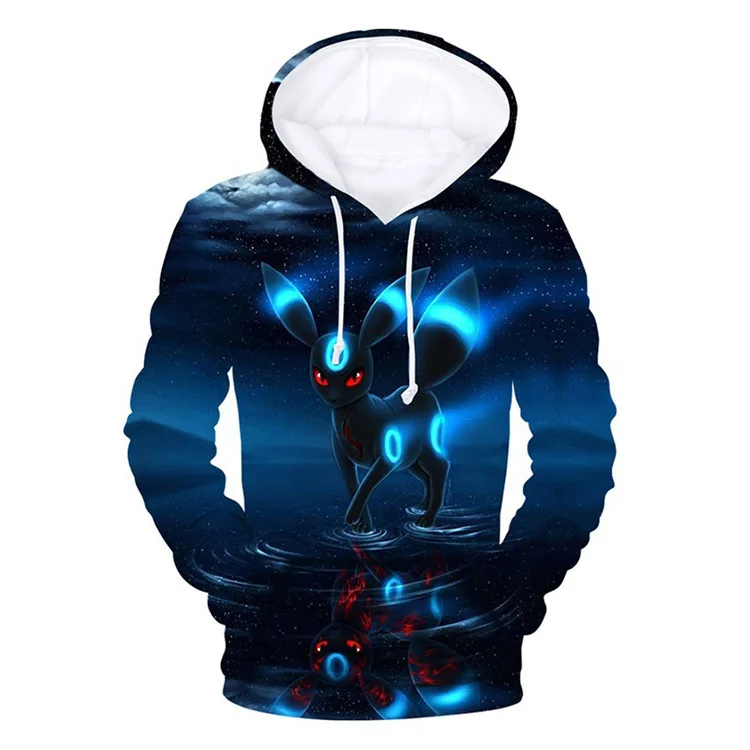 

2021 Spring New 3D Digital Printed Hoodie Hooded Hoodie