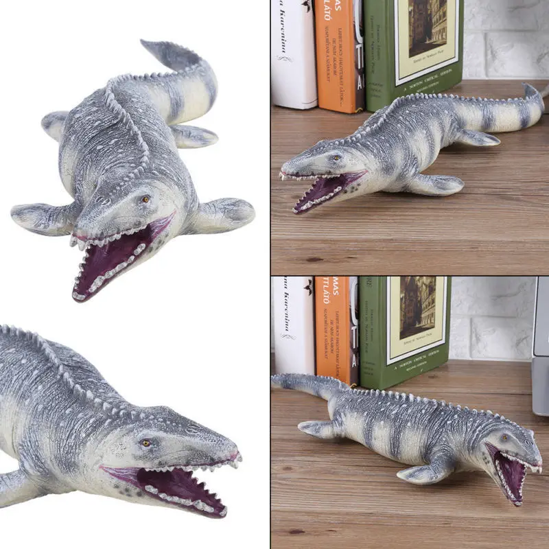 

Модель динозавра Mosasaur, 45 см, модель животного, Реалистичная фигурка, подарок на Рождество, Мягкая Реалистичная модель динозавра Mosasaur, игрушк...