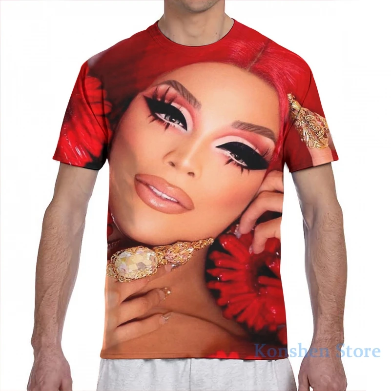 Футболка Valentina Rpdr S9 для мужчин и женщин модная футболка с принтом по всей длине