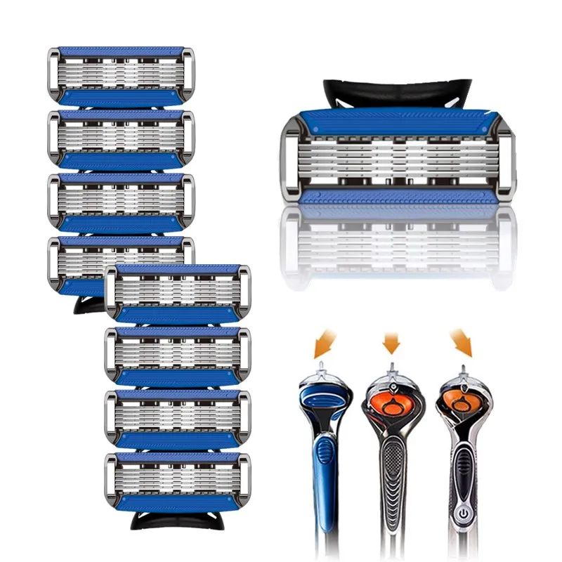 DDPGGL ручная Бритва для мужчин лезвие бритья 5 слой бритвы Совместимо с Fusion США