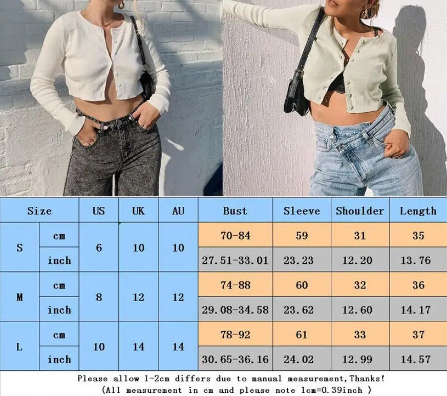 Женский длинный рукав открытый передний кардиган на пуговицах вязаный джемпер