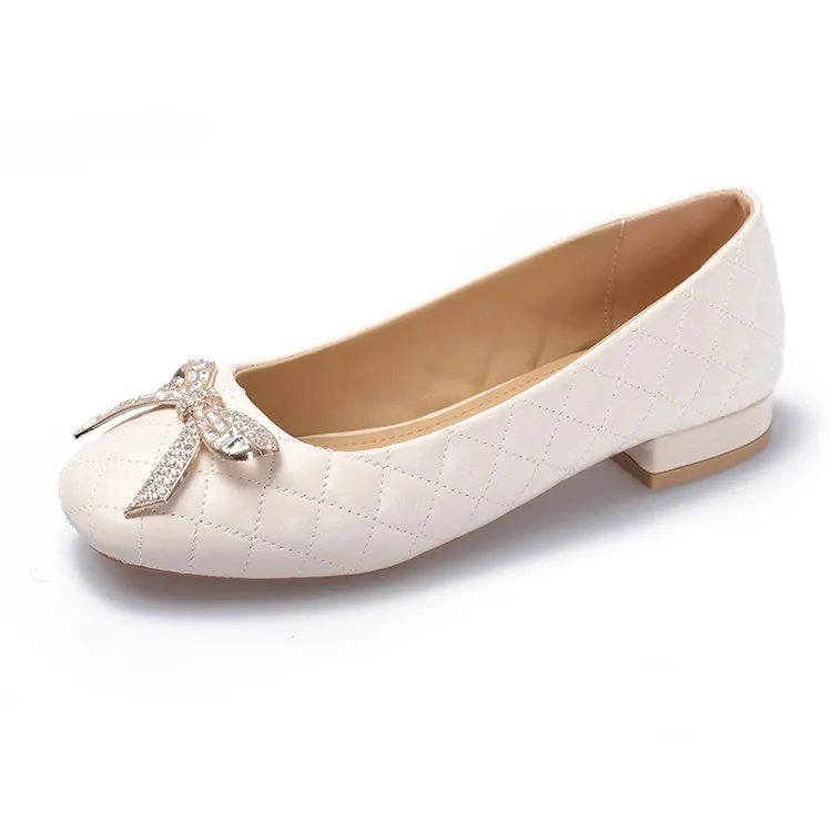 

Shallow Mouth Nurse Shoes Women's Moccasins Square Toe Casual Female Sneakers Crystal Flats Modis Nursing Summer New Rhinestone