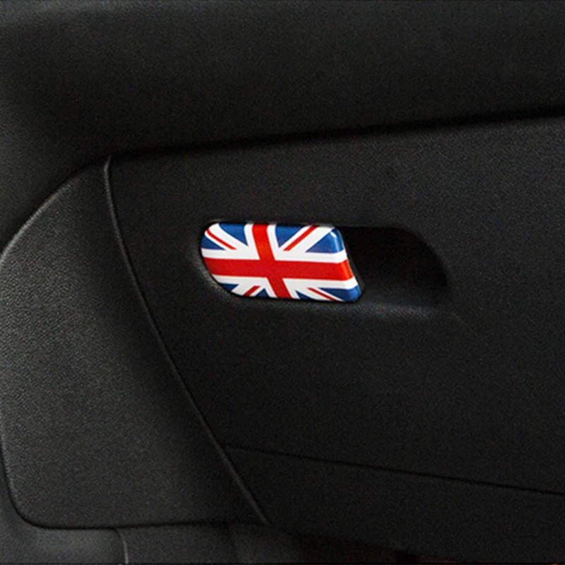 Автомобильная Перчаточная коробка с ручкой декоративная для хранения наклейка