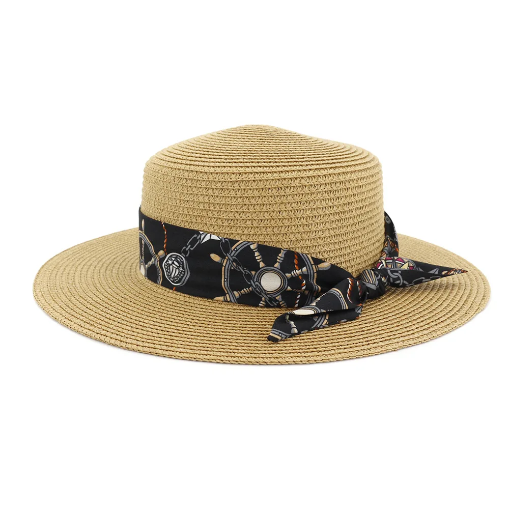 Новинка 2021 праздничная уличная шляпа от солнца пляжная с лентой Лучшая