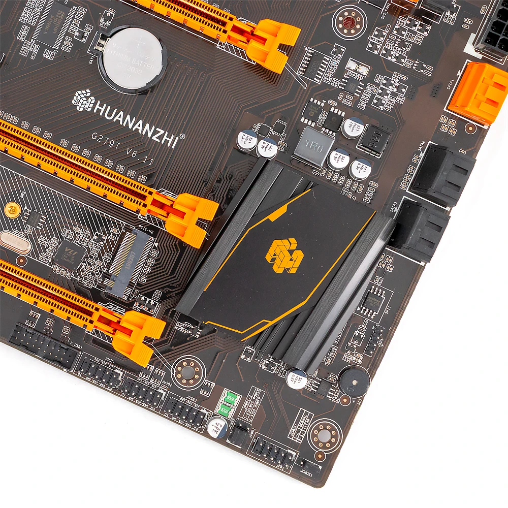 Материнская плата huanan Zhi X79 DELUXE M.2 NVME ATX с процессором Intel Xeon E5 2650 V2 2,6 ГГц 4*8 ГБ(32 Гб) DDR3 1600 МГц RECC ram