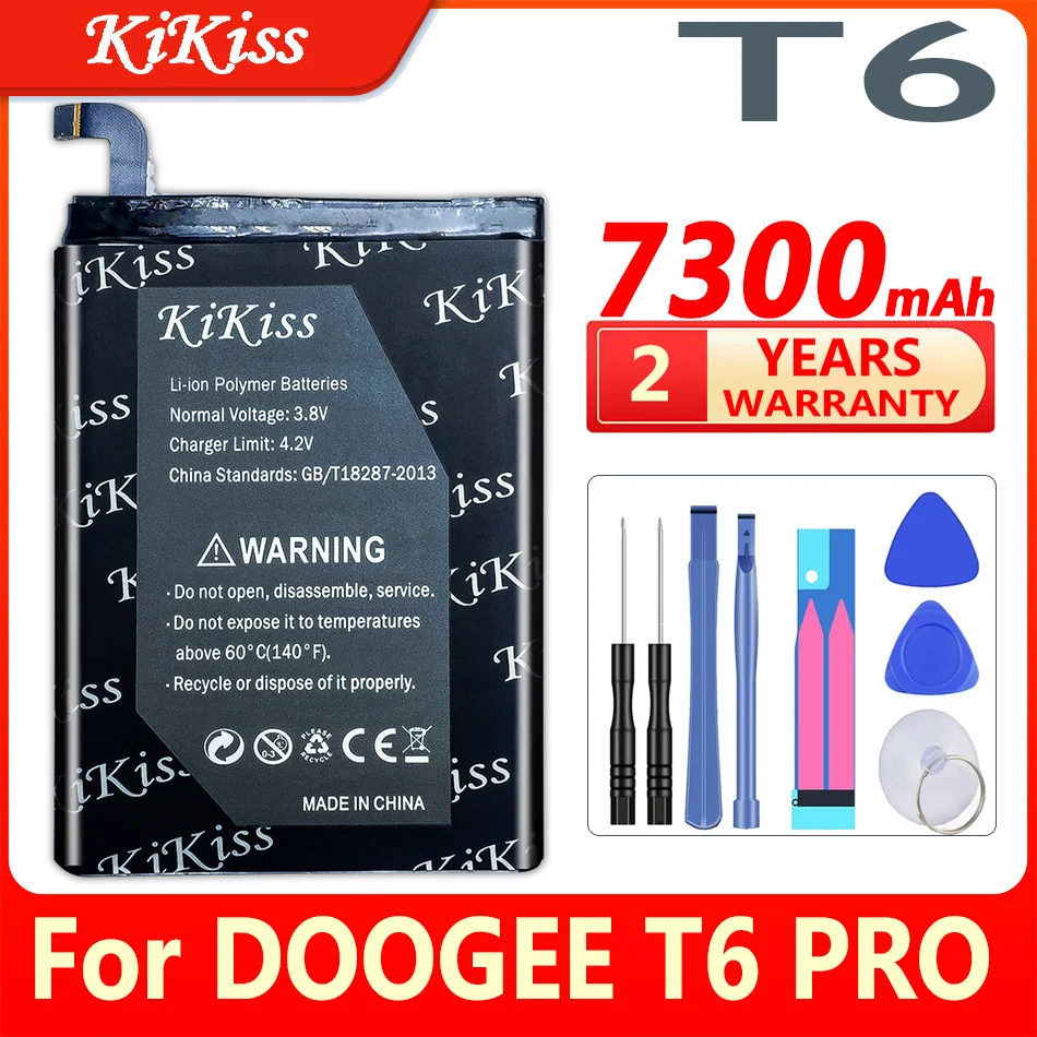 

Аккумулятор 7300 мАч для Oukitel K6000/ Oukitel K6000 Pro / Ulefone Power / DOOGEE T6 / DOOGEE T6 Pro / Homtom HT6
