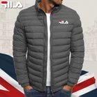 Зимняя мужская куртка, теплая парка с хлопковой подкладкой, пальто, новинка 2021, корейская мода, повседневные куртки с принтом для мужчин, ветровка, мужская одежда