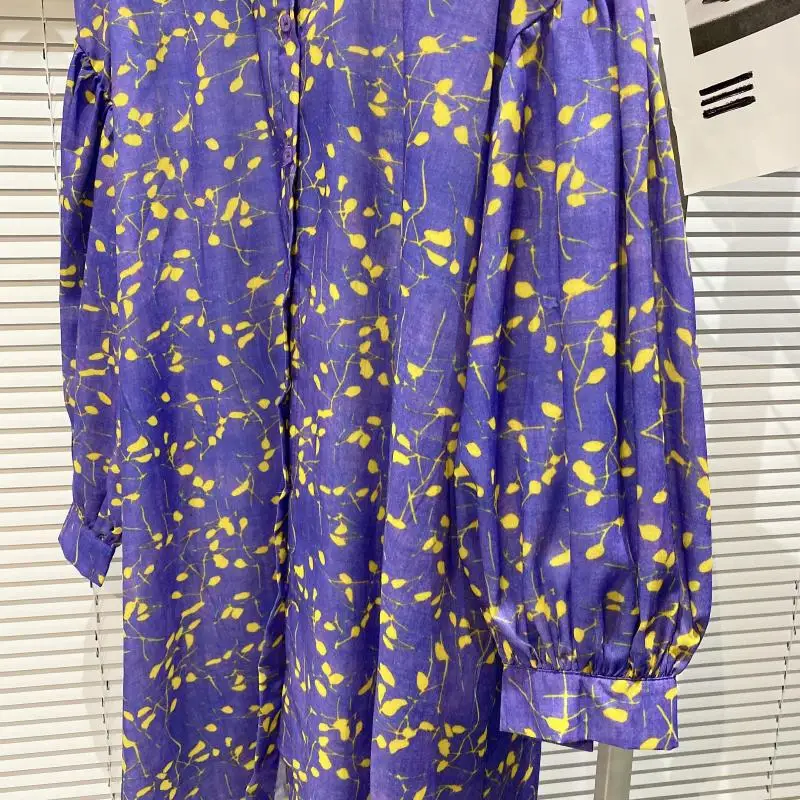 

Fashion Women's Clothes 2-Piece Set 2021 Summer New Model Style Floral Print Long Large Shirts Blouse Shorts Casual Outfit