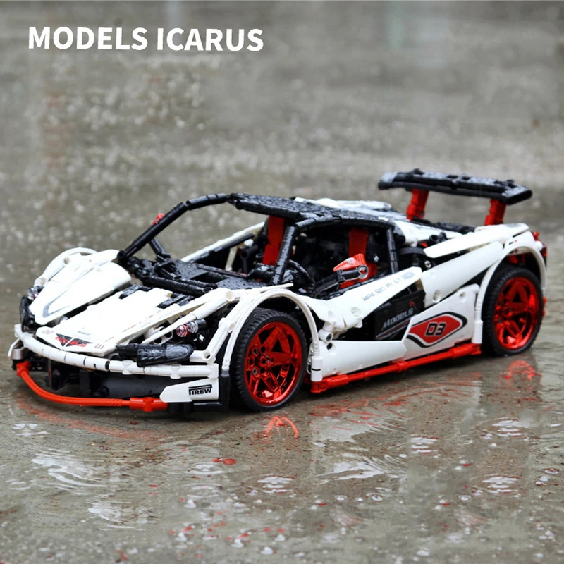 RC 13067 1928 шт. техника MOC 3918 Икар Mini Roadster Супер спортивный автомобиль строительные