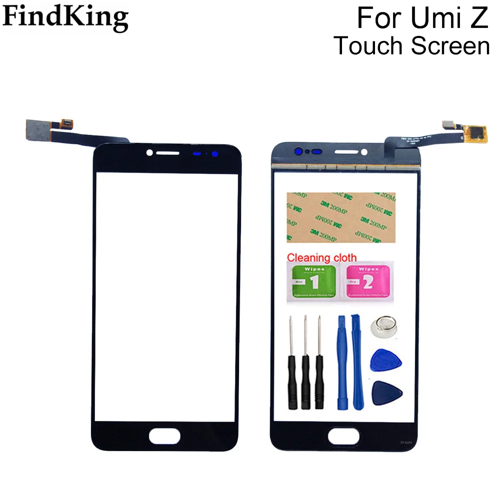 

5.5'' Mobile Touch Screen For UMi Z UMI Z Pro Umidigi Z1 Touch Screen Glass Front Digitizer Panel Lens Sensor Tools