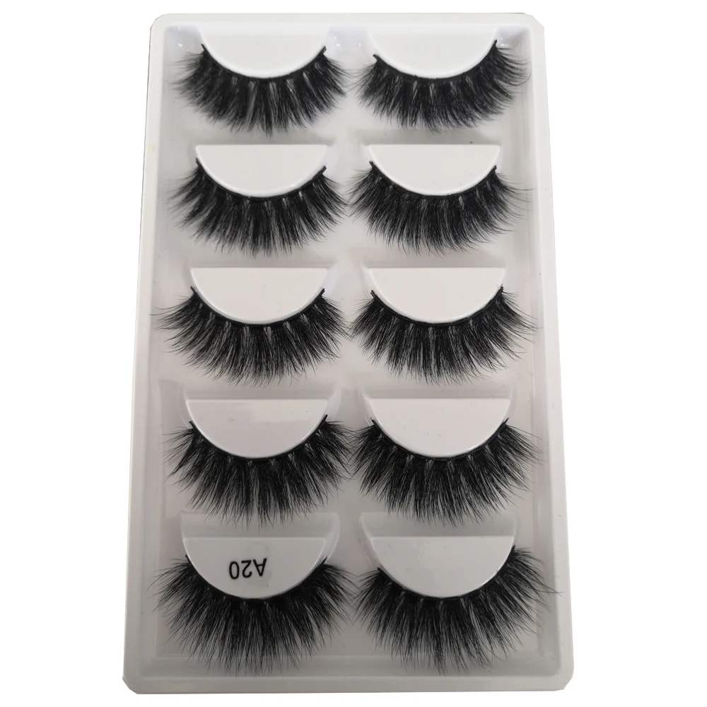 3D False mink eyelashes Long Thick Natural Individual Fake Eyelashes Extension Glue For Professional Set | Красота и здоровье