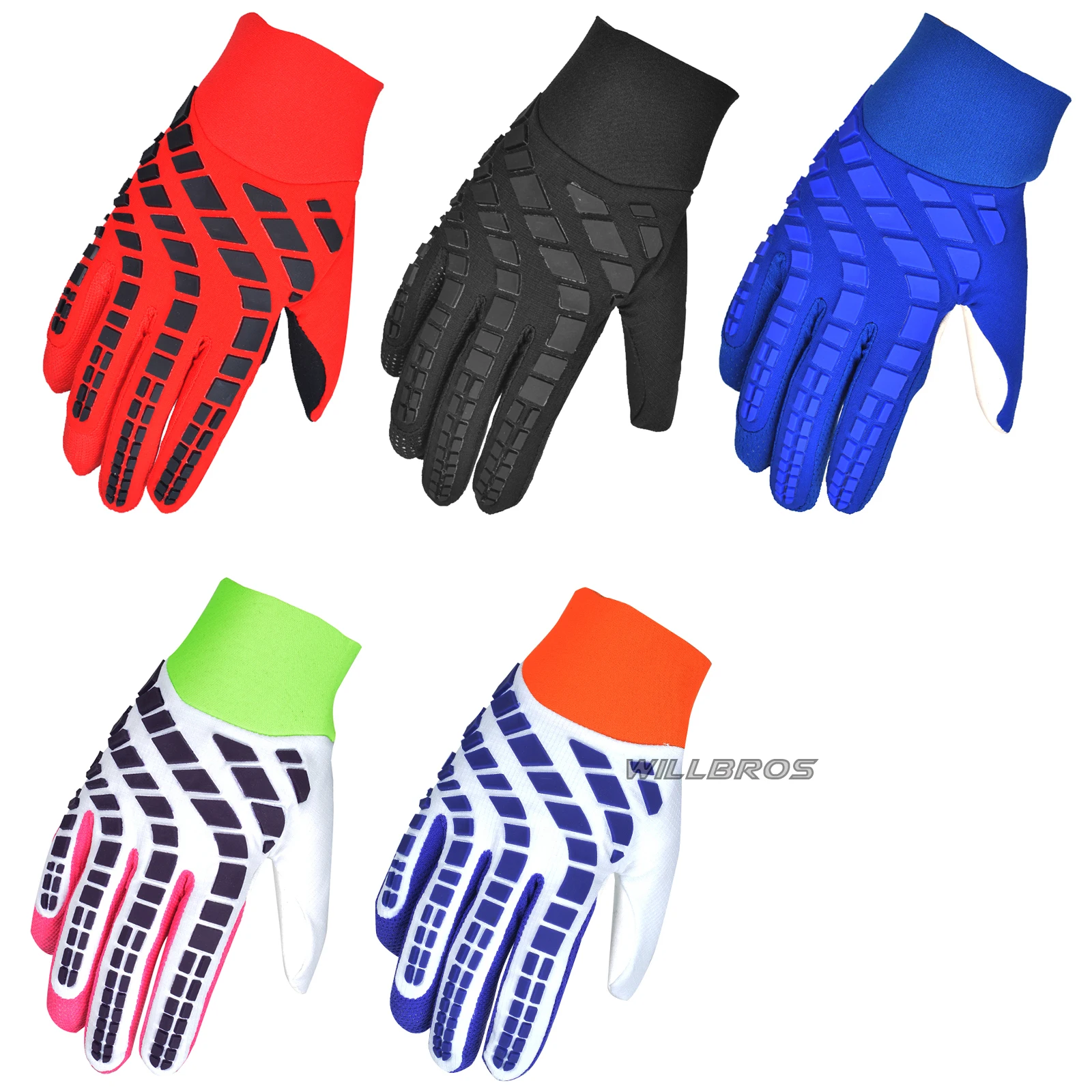 Mountain Bike Cycling Gloves 360 Graphic Motocross Racing Men Guantes Street Moto Off Road Luvas For Adult