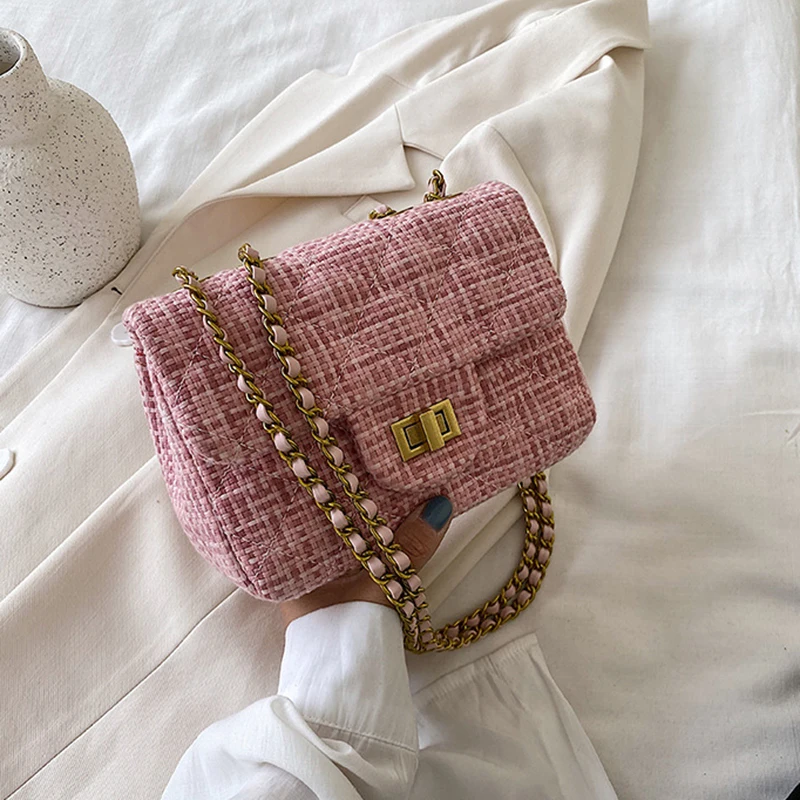 Маленькие сумочки с цепочками для женщин дизайнерский мессенджер модный мини