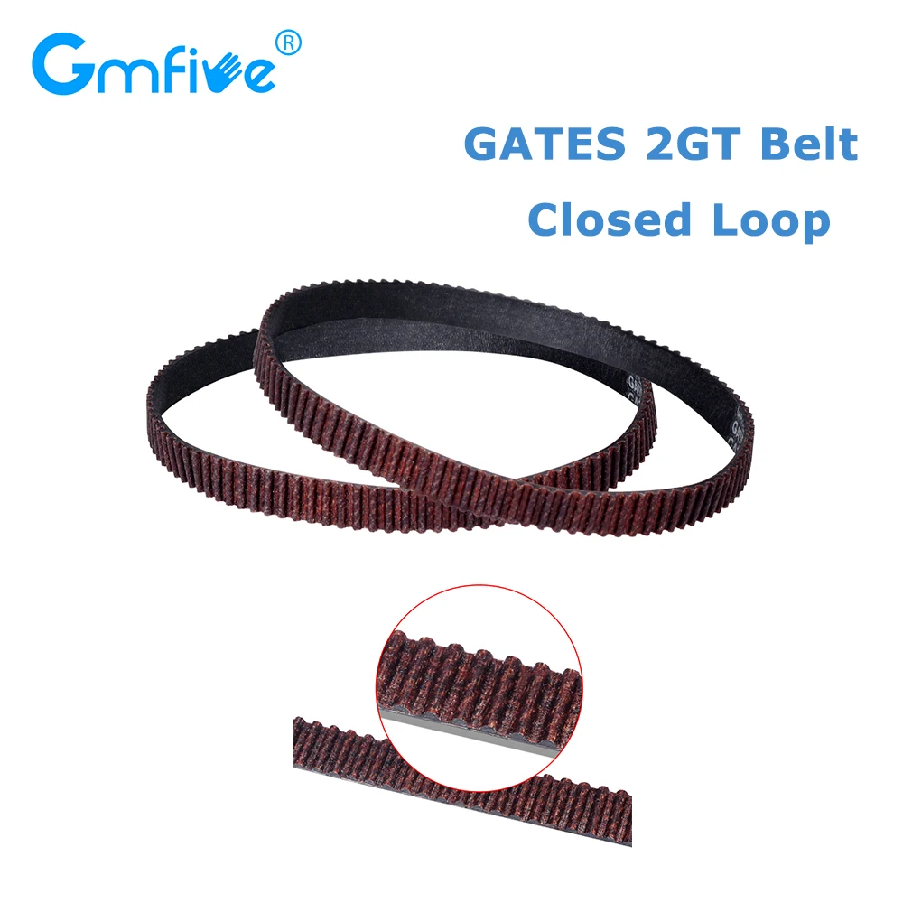 

GmFive GATES 2GT GT2 Belt Closed Loop Belt Synchronous Belt GT2 Timing Belt Rubber Width 6MM For Ender 3 CR10 3D Printer Parts