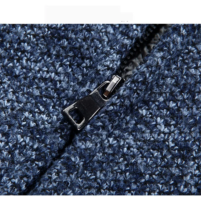 

autumn and winter wear velvet Men'new cardigan sweater Korean version of self-cultivation trend leisure knitted sweater