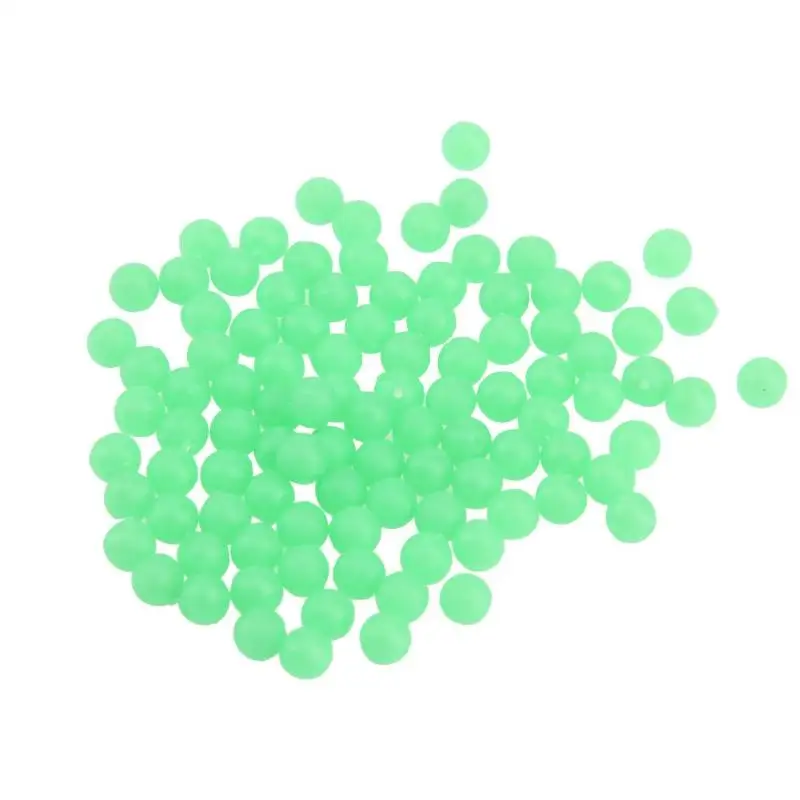 100 шт. 5 мм Круглые Светящиеся бусины для рыболовных приманок|Наживки рыбной