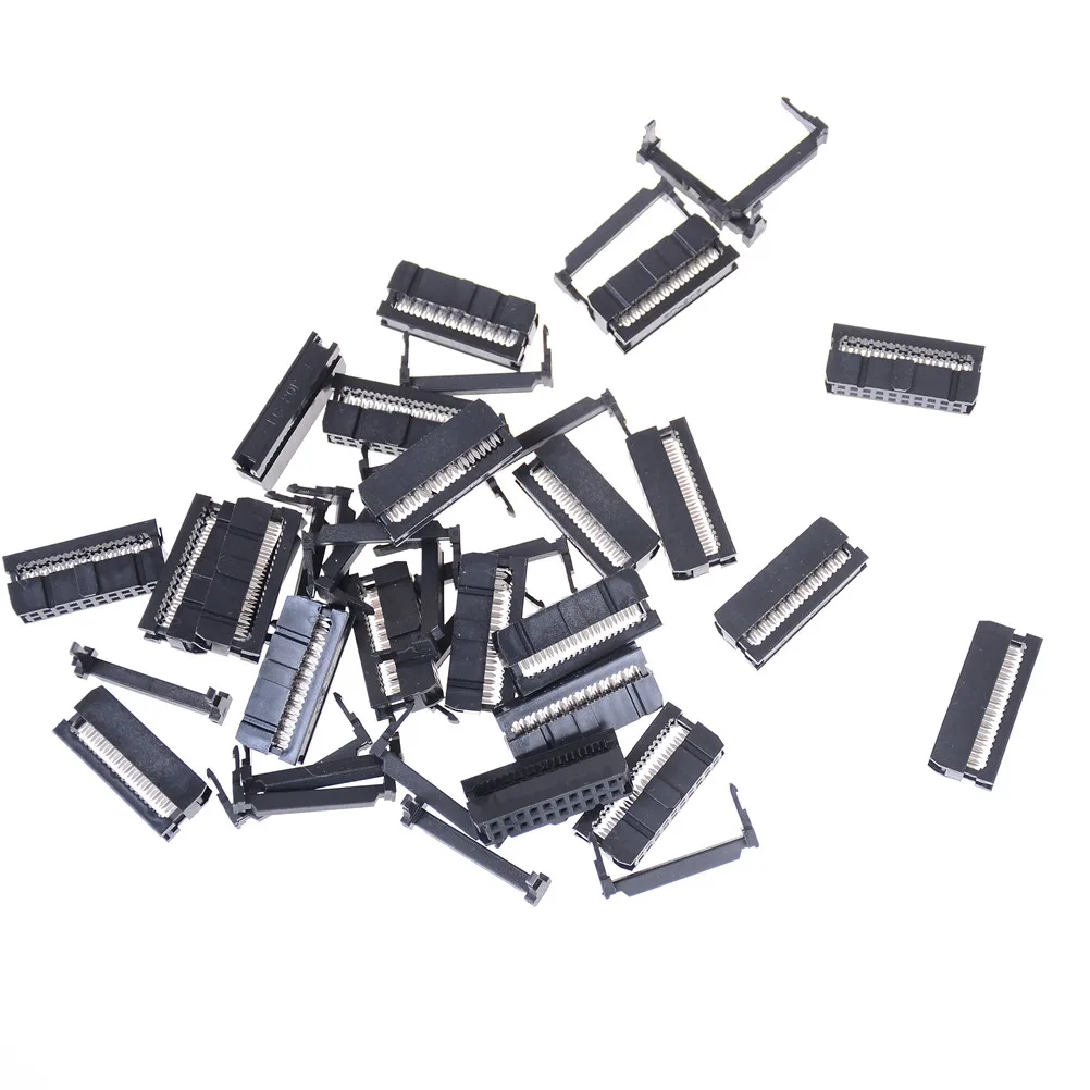 20PCS 20 Pin 2x10 2.54 Pitch IDC FC-20 Female Wire Header Connector For Flat Cable | Обустройство дома