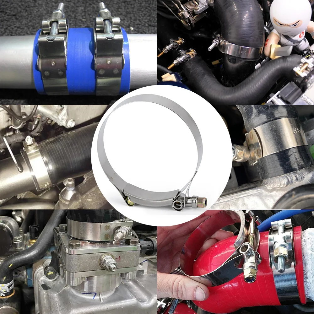 WLR RACING-(2 шт./лот) 3 5 &quotзажимы 92 мм-100 мм нержавеющая силиконовая турбо муфта для