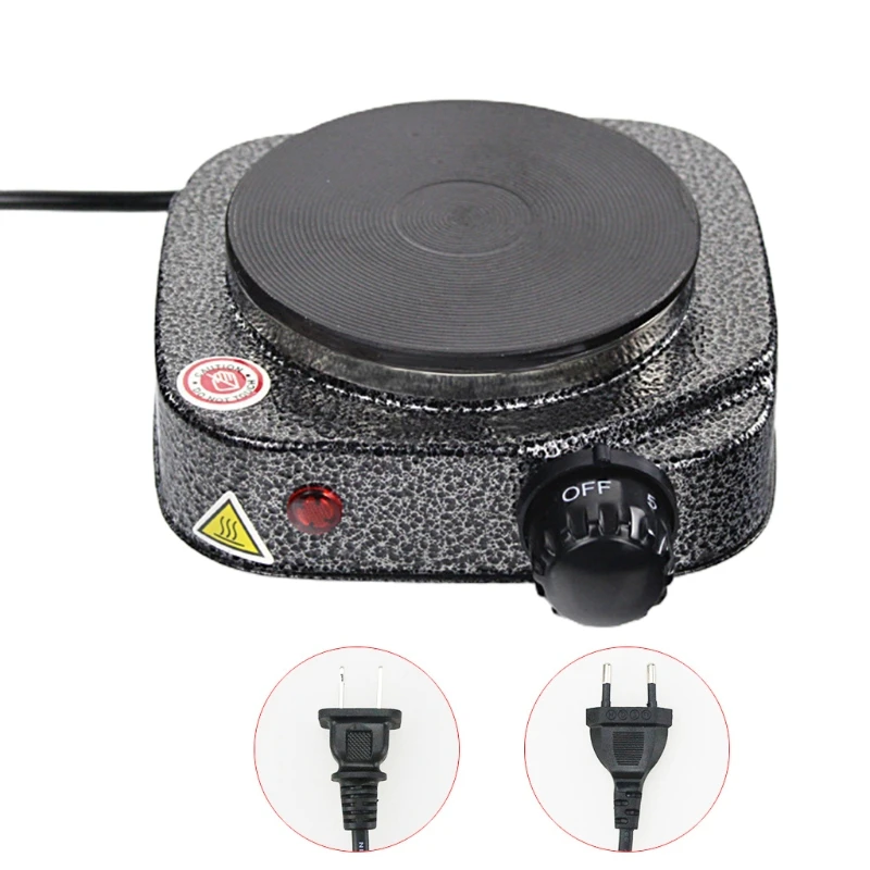 Электрические настольные Горячие тарелки с вилкой для ЕС/США, 110-220 В, 550 Вт для приготовления чая, кофе, помады «сделай сам»/мыло ручной работы/свеча