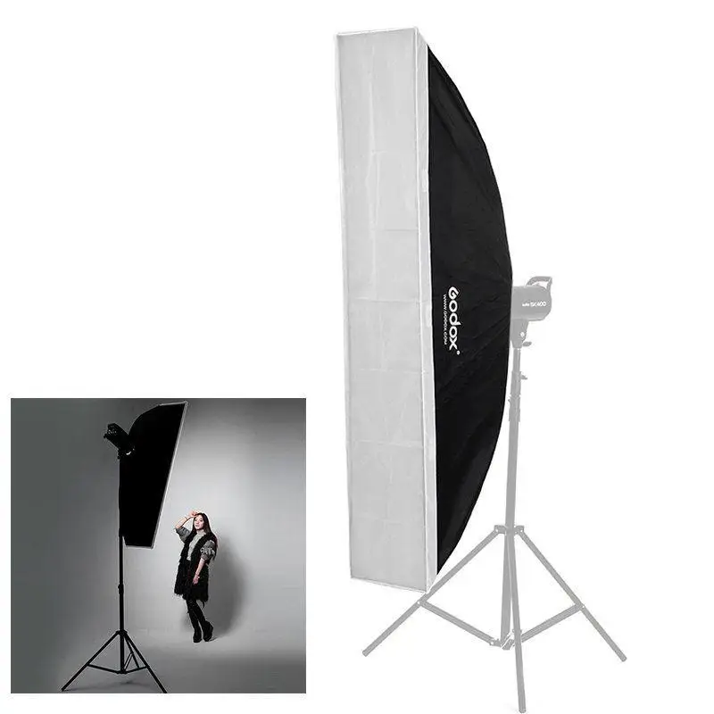 Kuulee Godox 22x90 см прямоугольник Bowens крепление полосы софтбокс + сетка для студийной