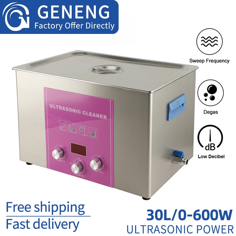 

Ultrasonic Cleaning Machine 3.2L-30L Industrial Hardware Parts Circuit Board Laboratory Ultrasonic Cleaning PowerAdjustableROHS