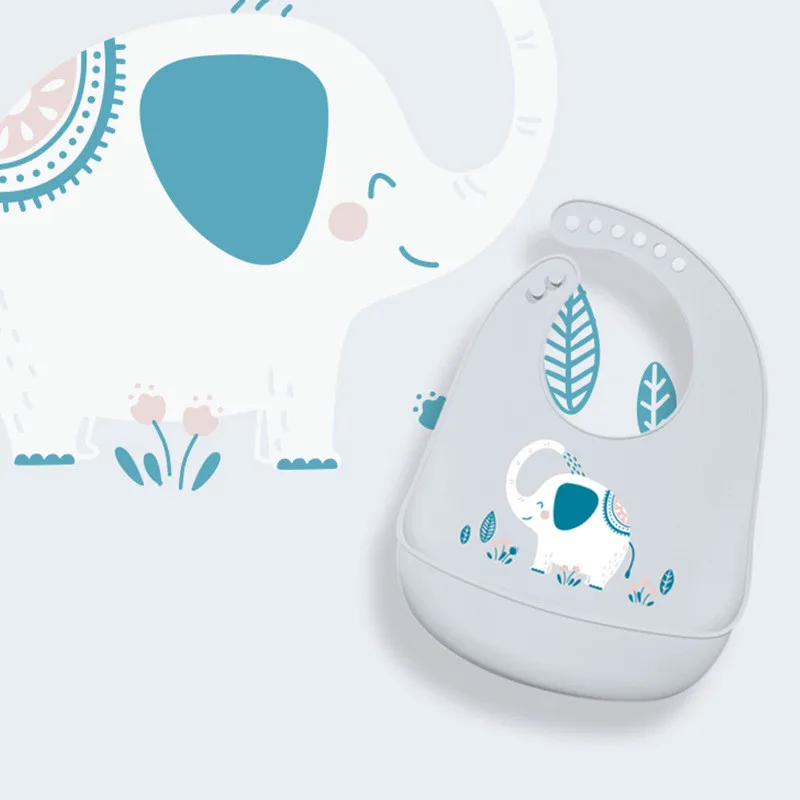 Нагрудники водонепроницаемые детские силиконовые нагрудники Слюнявчики для