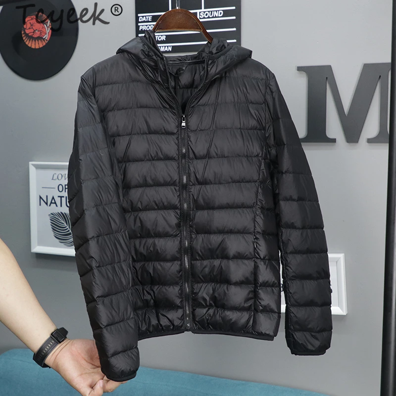 

Tcyeek Fashion Women's Down Jacket Hooded Clothes 2020 Warm Ultra Light Down Jacket Female Plus Size Duck Down Coat Hiver 0712