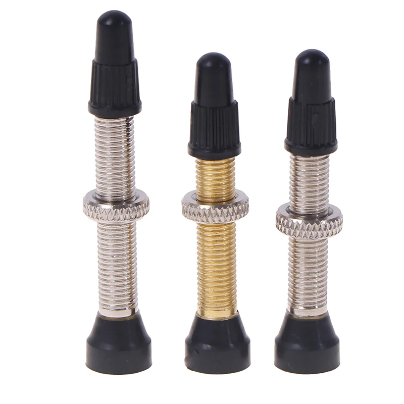 

1PC Bicycle Presta Valve For Road MTB Bicycle Tubeless Valve Tires Brass Core Alloy Stem Tubeless Sealant Compatible