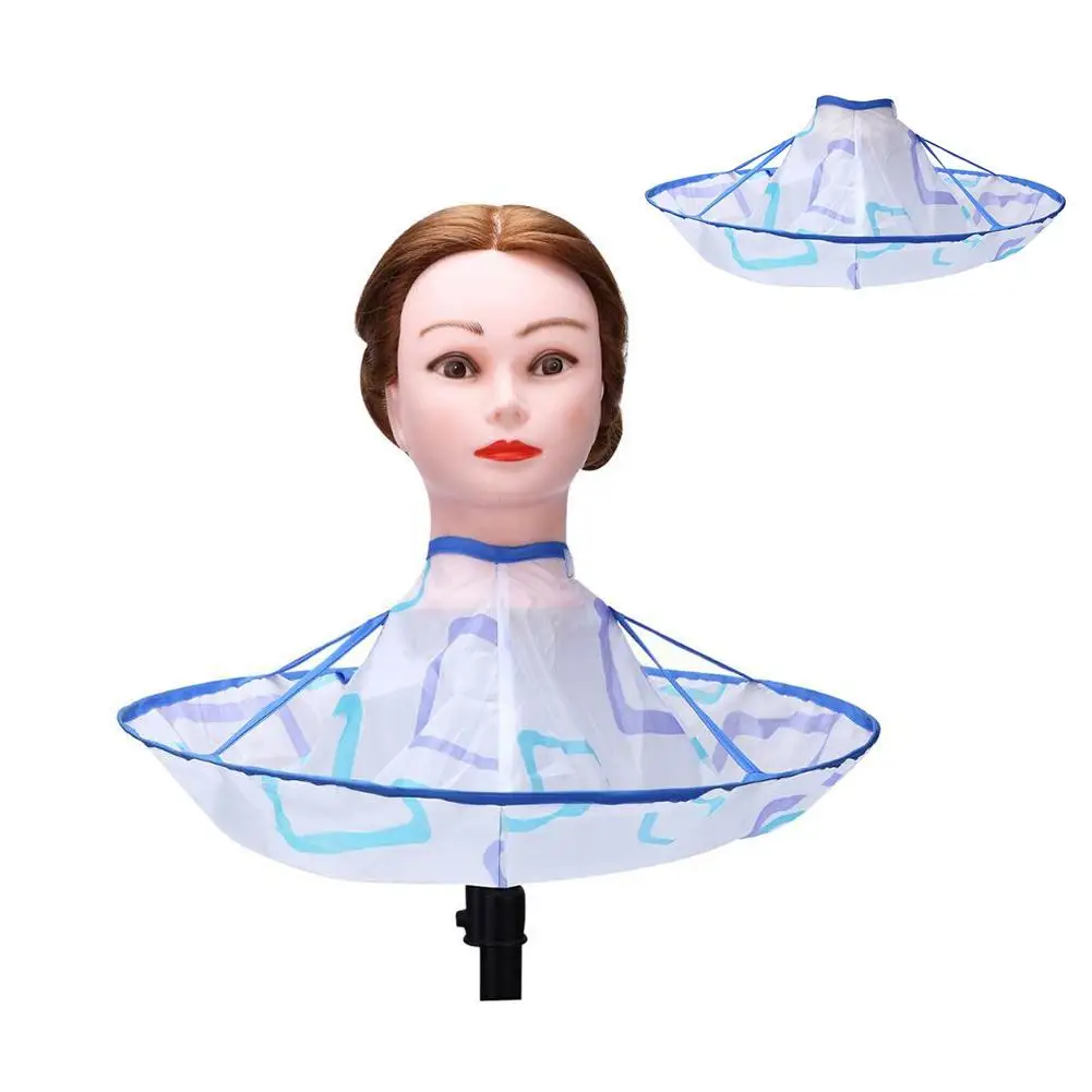 Детская круглая накидка для стрижки волос Складная Водонепроницаемая тканевая