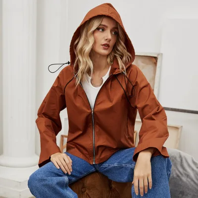 

2020 Women's Trench Coat New Baseball Uniform Loose Zipper All-Match Cardigan Long Sleeve Large Size Top