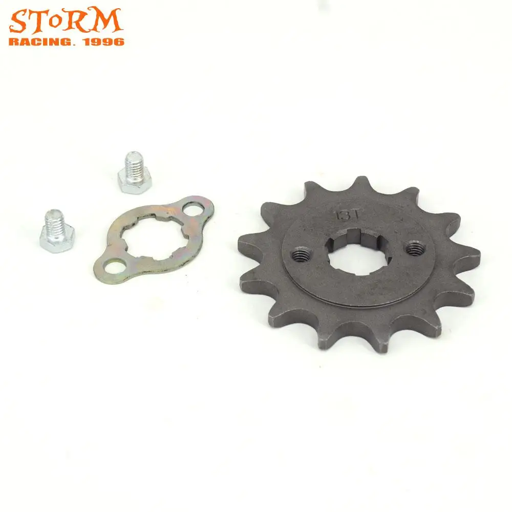 Цепная Звездочка для мотоцикла 520 20 мм сталь 10 11 12 13 14 15 16 17 T HONDA Buggys Zongshen livan Loncin Jialing