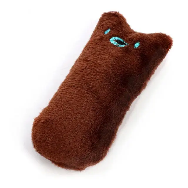 Игрушка для кошек, питомец, котенок, Жевательная вокальная игрушка, когти, большой палец, укус, кошка, мята, для кошек, Горячие Зубы, шлифовка, кошачья мята, Забавный интерактивный плюшевый - Цвет: B