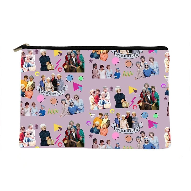 

Women the golden girls Printed Make up bag Fashion Women Cosmetics Organizer Bag for Travel Colorful Storage Bag for Lady Bag