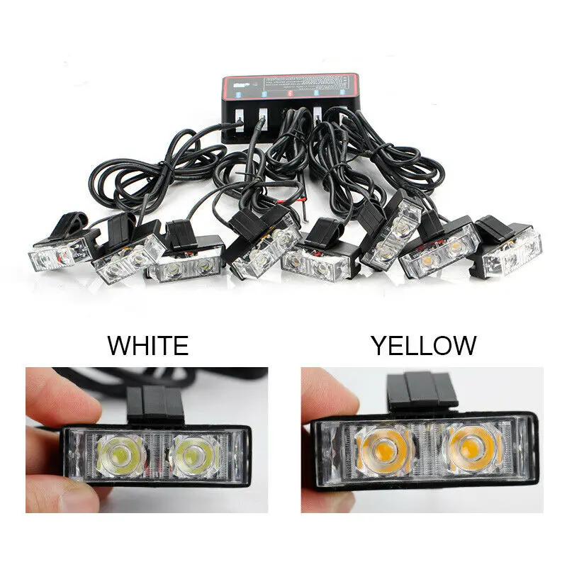 

Daytime Strobe light Running Lights For Front Grille Deck Waterproof Parts 1set