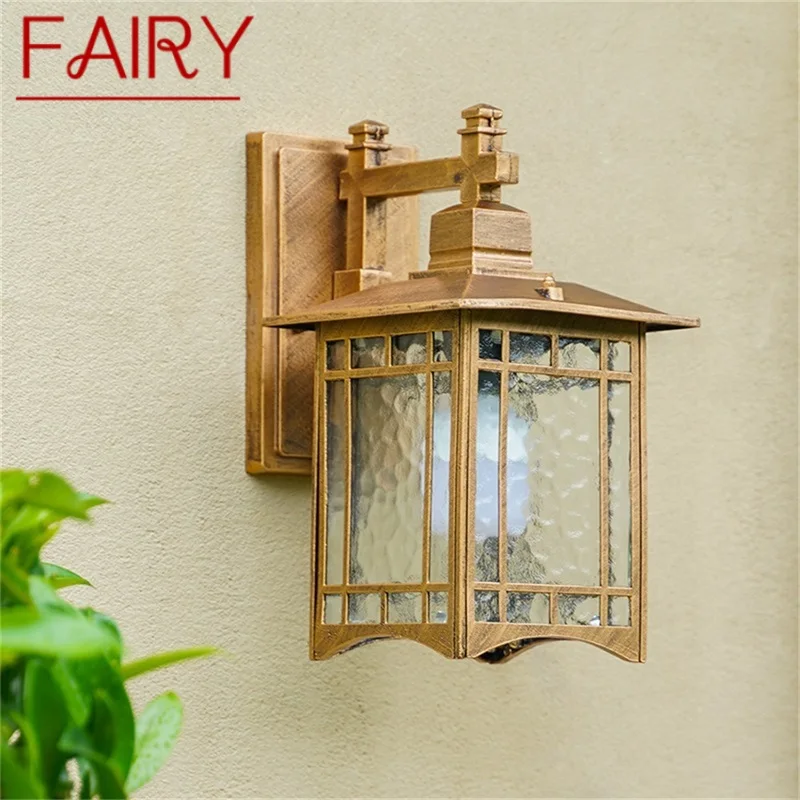 

FAIRY Classical Outdoor Wall Lamp Waterproof IP65 Retro Sconces LED Lighting Decorative for Home Porch