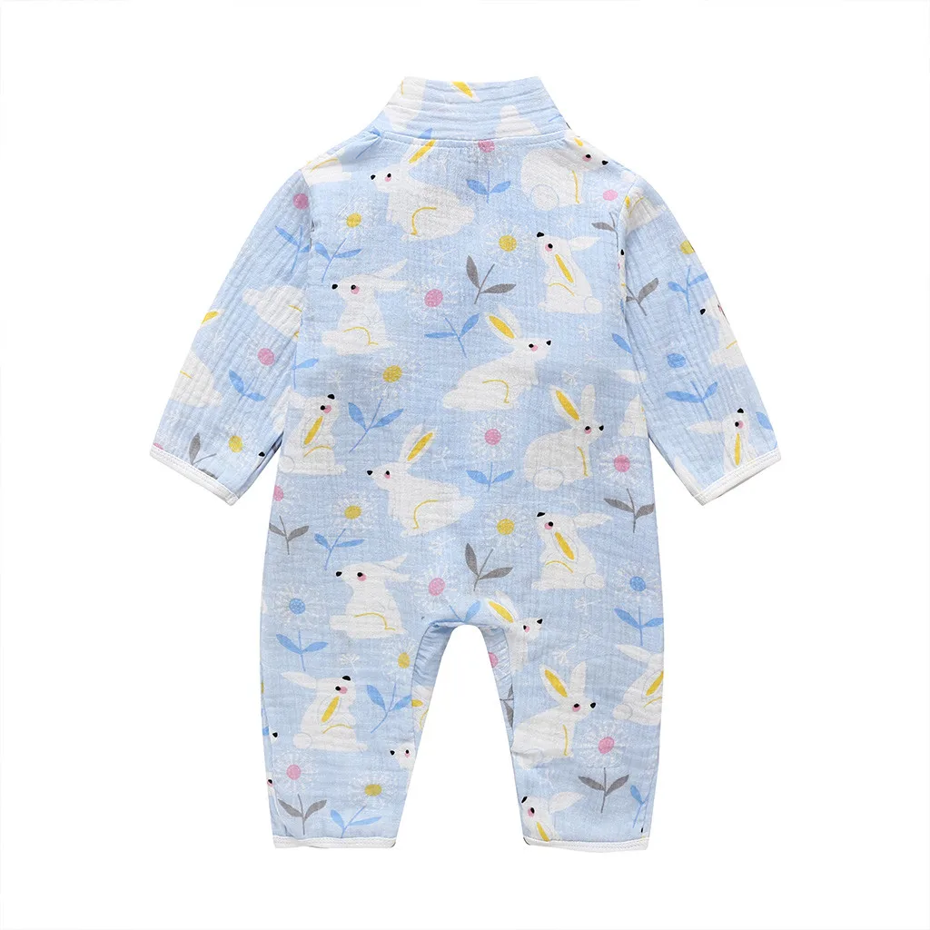 Милая японская одежда для новорожденных мальчиков и девочек мультяшное кимоно