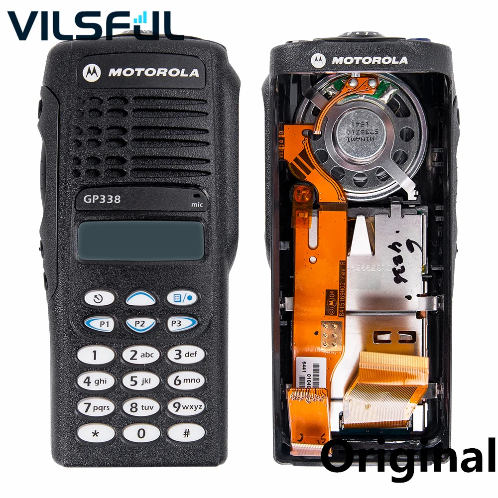 Оригинальный Корпус для Motorola GP338 GP380 PTX760 желтый черный GP 338 380 PTX 760 | Мобильные