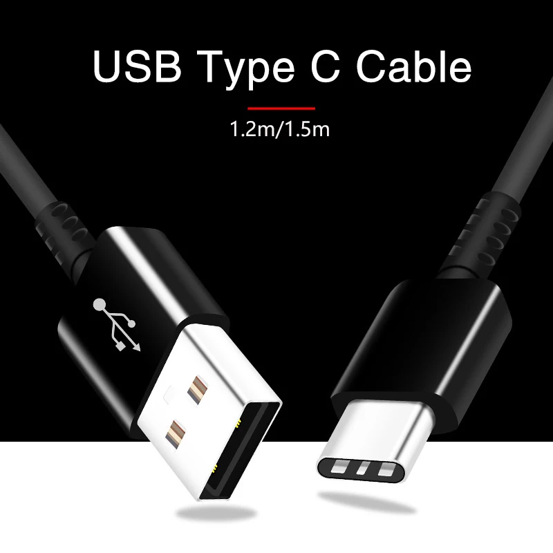 Кабель Samsung типа C Note8 C5 C7 C9 Pro S9 Plus 1 2 м а Usb-кабель для быстрой зарядки | Мобильные