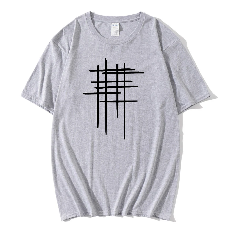 Новинка 2020 особая мода высокое качество новая футболка с вертикальным рисунком