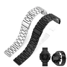 Ремешок для часов из нержавеющей стали + инструмент для Suunto 9Ambit 3, вертикальныйSpartan Sport, металлический ремешок для часов, браслет 24 мм, черный