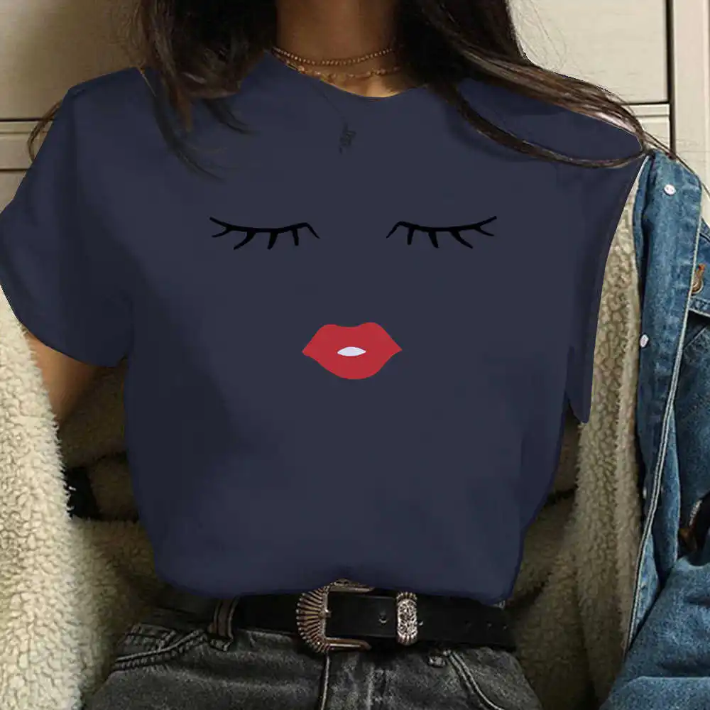 

15 Colors T Shirt Women Summer Casual Tshirts Tees Harajuku Korean Style Graphic Tops 2021 Kawaii Female T-shirt TX00158