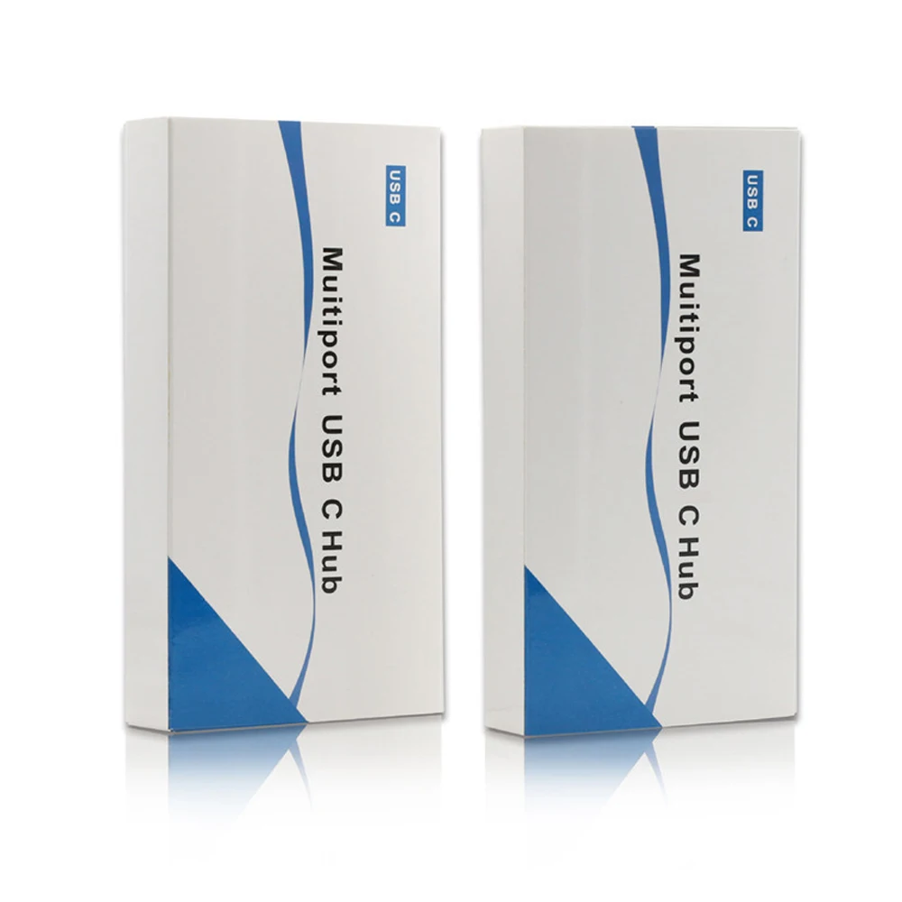 

Type C to HDMI-compatible 4k USB 3.0 Adapter 7 in 1 Type C HUB Dock for MacBook Pro Air USB C Splitter Computer adapter USB C Hu