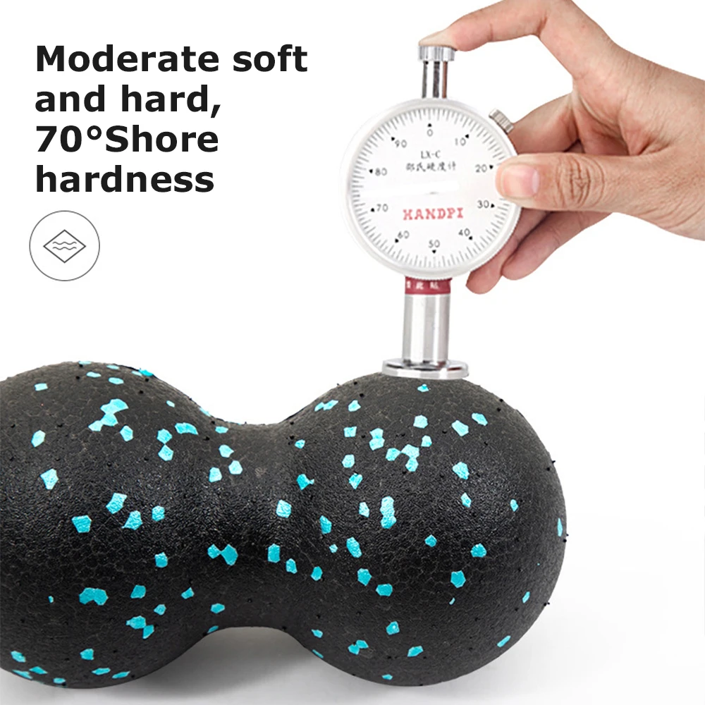 

Yoga Ball Training Ball Fitness Body Reflexology Relaxation 8cm Peanut Shape Durable Acupoint Massage Elderly Pain Relief Tool