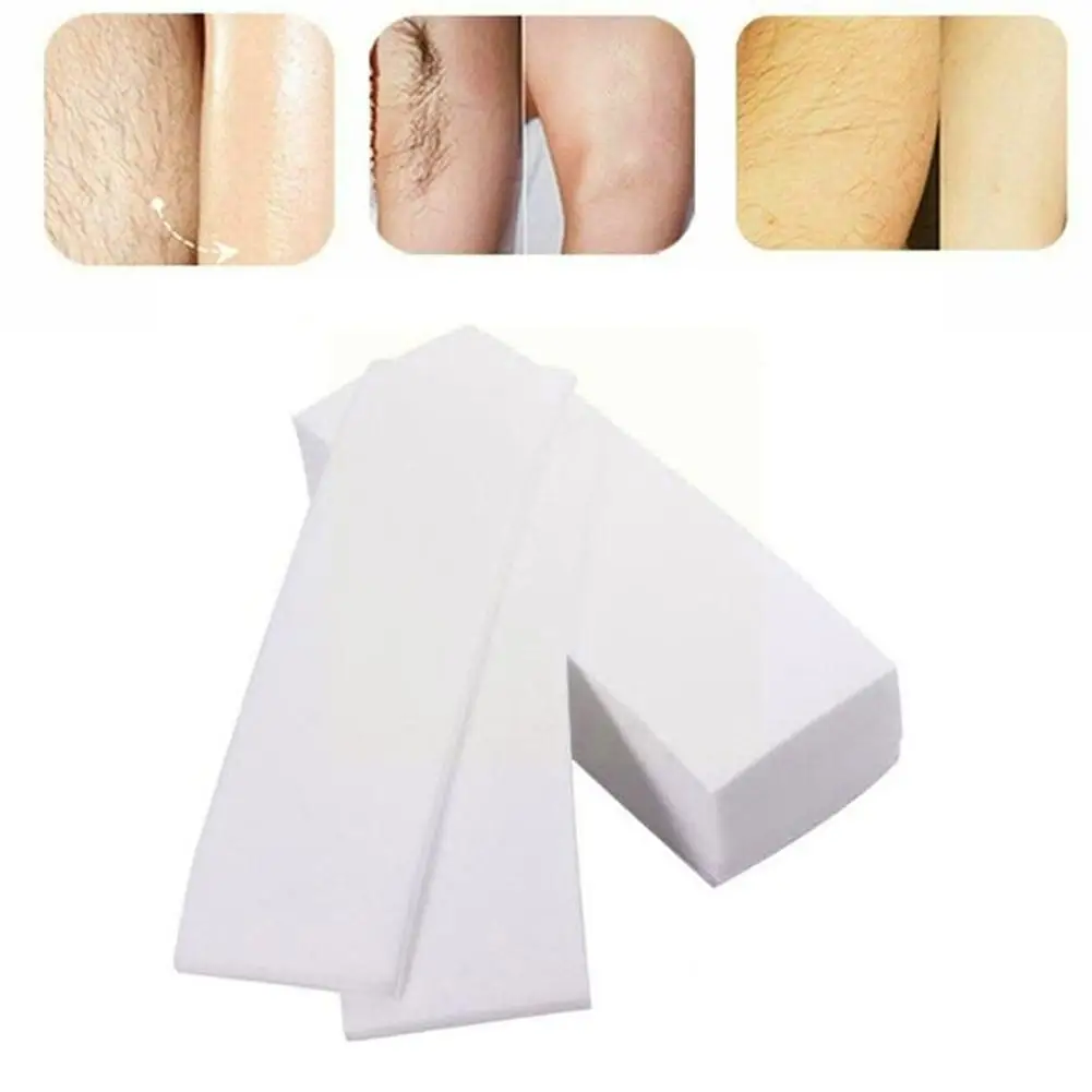 

Disposable Hair Removal Wax Strips For Face Body Professional Thickened Non-woven Wax Textured Paper Z8b9