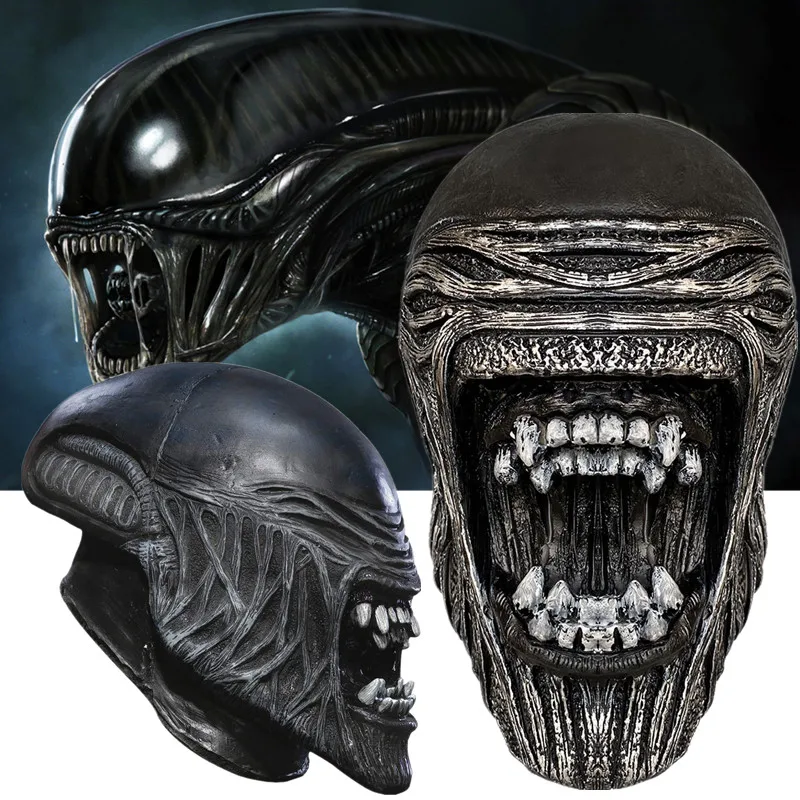 Alien Predator латексная маска для косплея Helmet маскарадные маски на Хэллоуин