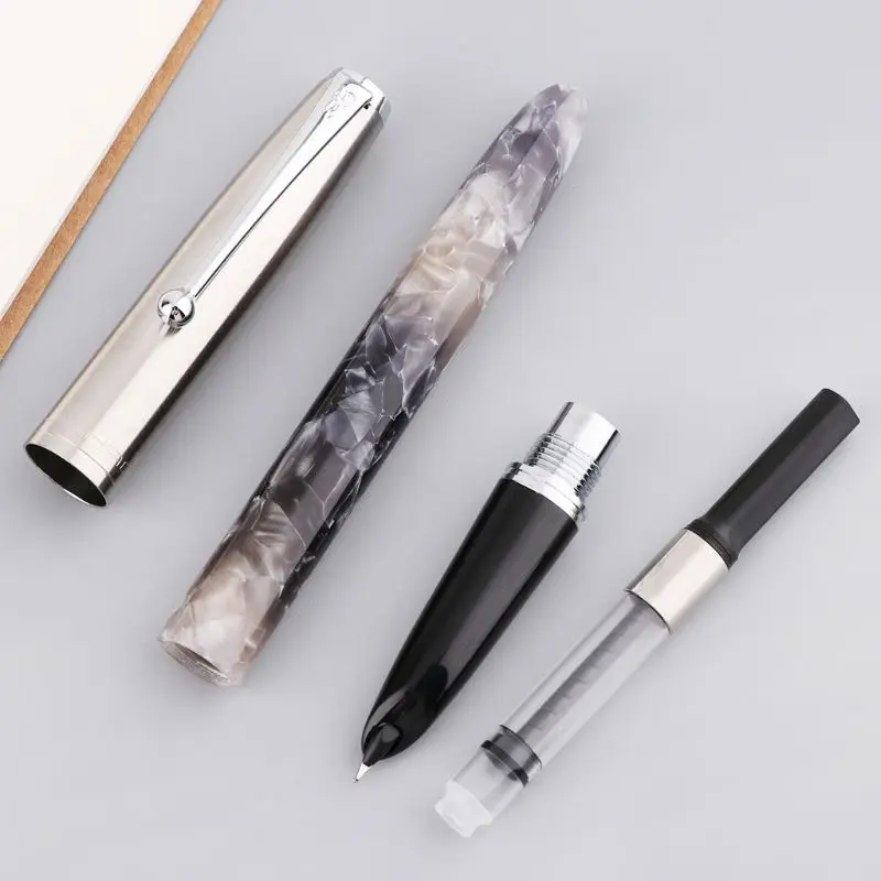 Jinhao 51A роскошные мужские перьевые ручки бизнес ученик 0 38 мм сверхтонкий