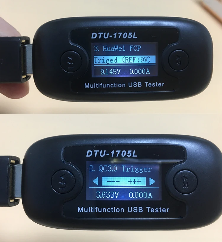 

New Upgrade USB Tester Voltage Current Power Capacity Meter QC3.0 2.0 Power Detector TYPE-C Cable Resistance Tester