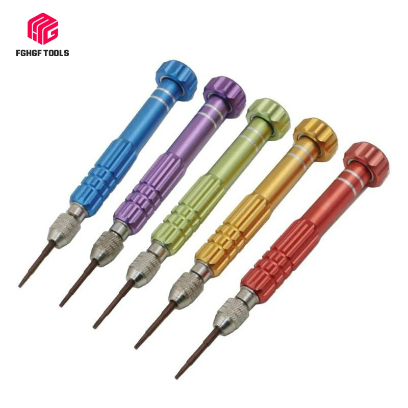 1 шт. 5 в Алюминий отвертка телефон разбирать набор коробка с инструментами