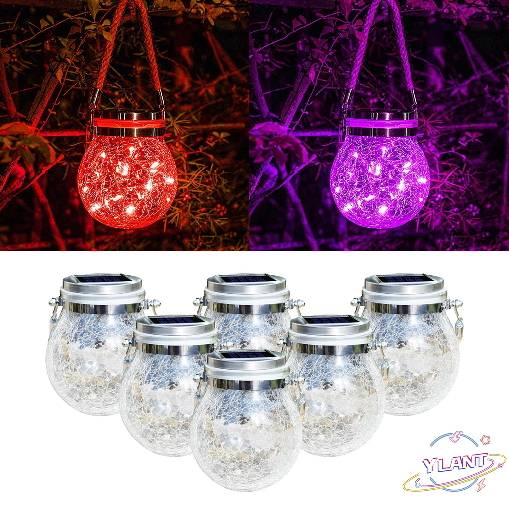 

SWT Jar Lights LED Garden Decoration Waterproof 2021 NEW Hanging Solar String Fairy Light